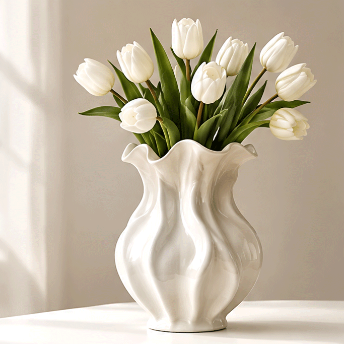 NOVALORAR® Sculptural Ceramic Vase