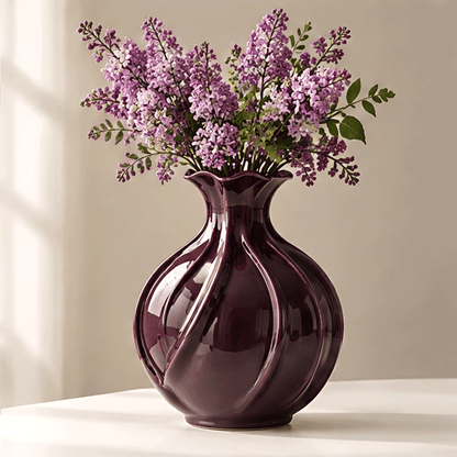 NOVALORAR® Velvet Plum Artisan Vase
