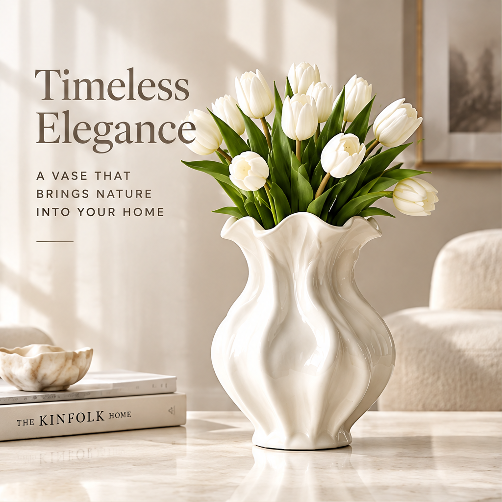 NOVALORAR® Sculptural Ceramic Vase