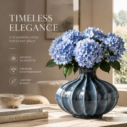 NOVALORAR® Midnight Pearl Sculptural Vase