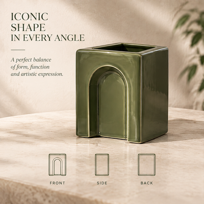 NOVALORAR® Arc Portal Ceramic Vase
