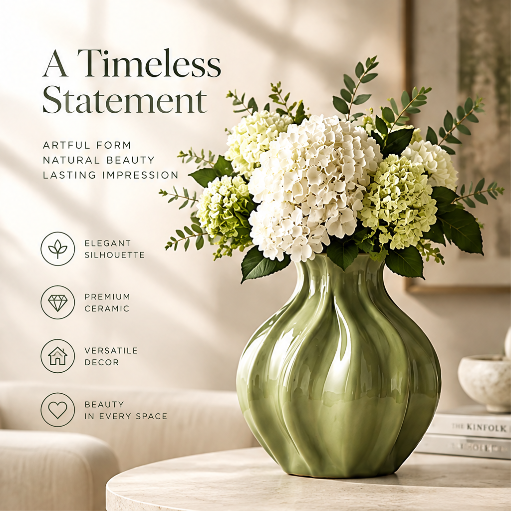NOVALORAR® Sculpted Bloom Vase