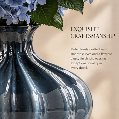 NOVALORAR® Midnight Pearl Sculptural Vase