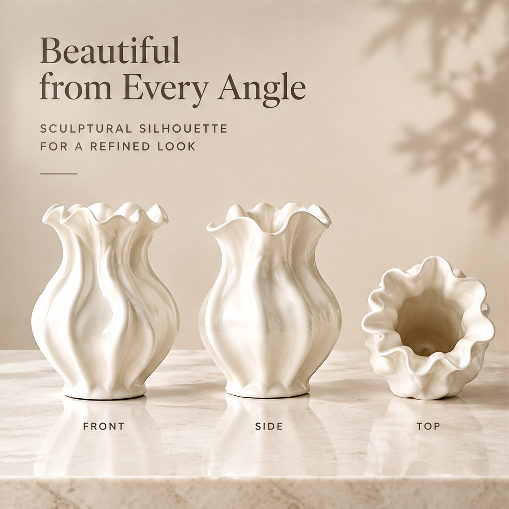 NOVALORAR® Sculptural Ceramic Vase