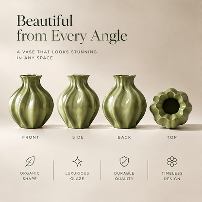 NOVALORAR® Sculpted Bloom Vase