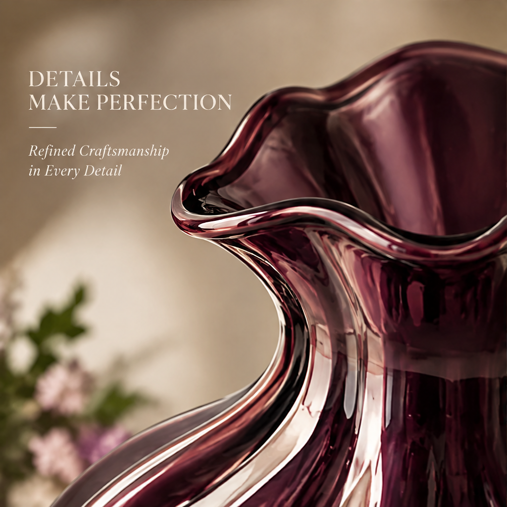 NOVALORAR® Velvet Plum Artisan Vase
