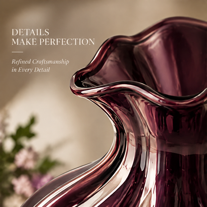NOVALORAR® Velvet Plum Artisan Vase