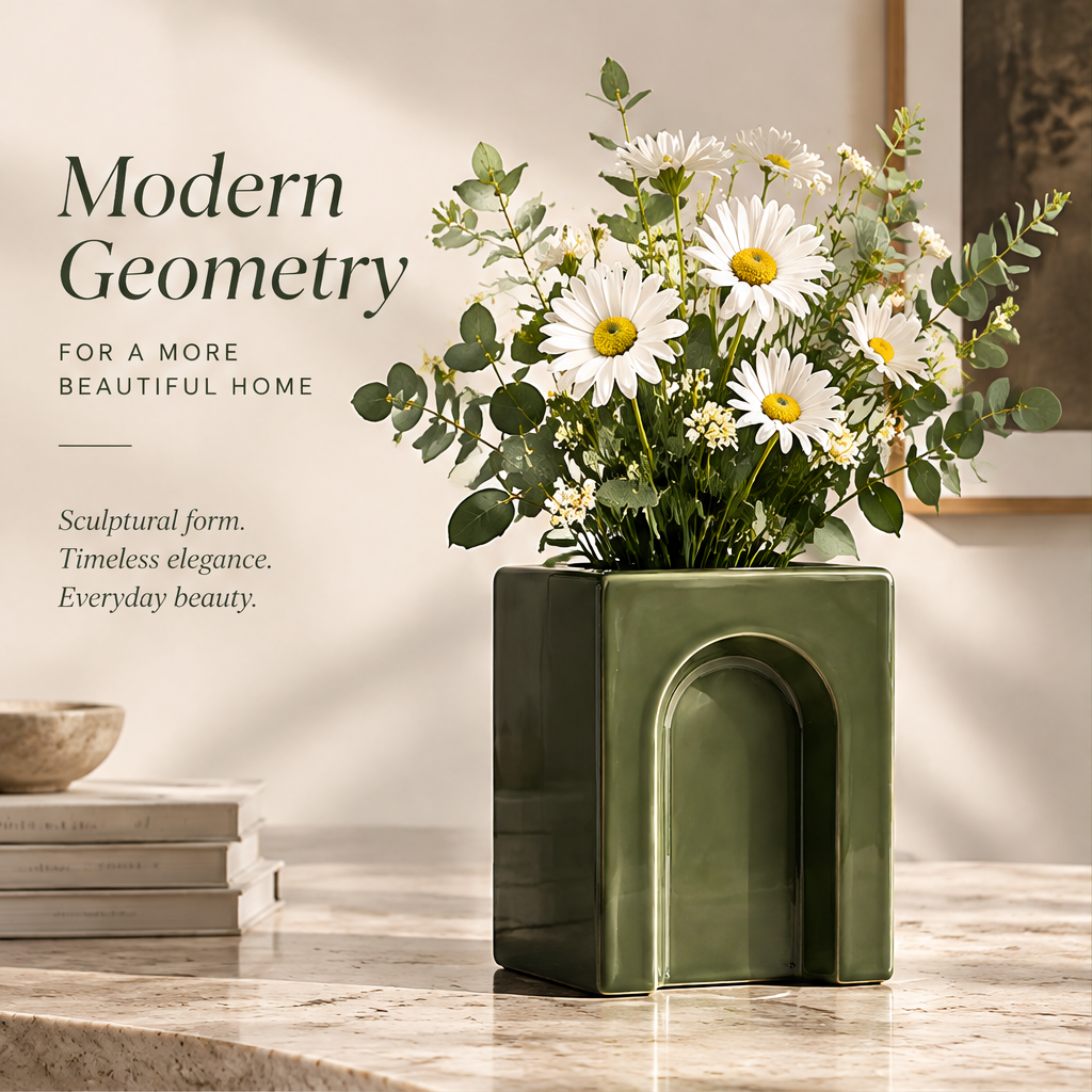 NOVALORAR® Arc Portal Ceramic Vase