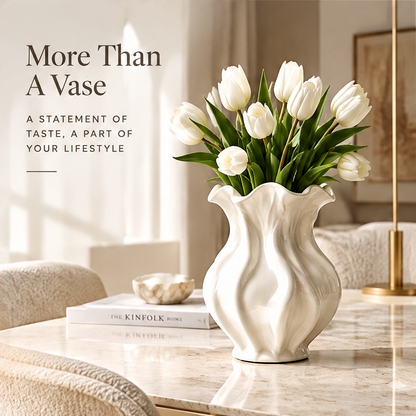 NOVALORAR® Sculptural Ceramic Vase