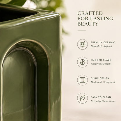 NOVALORAR® Arc Portal Ceramic Vase