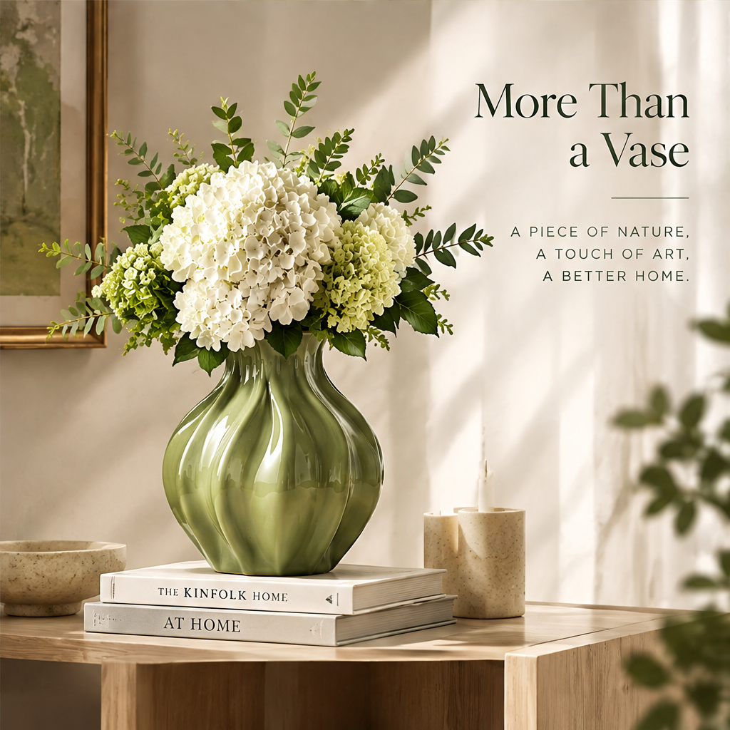 NOVALORAR® Sculpted Bloom Vase